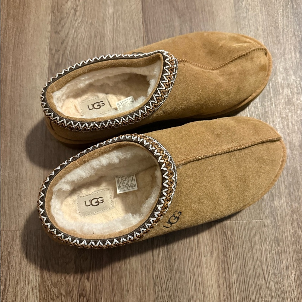 Ugg Chestnut Suede Slippers Tasman 'Chestnut'